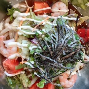 冷やしサラダうどん